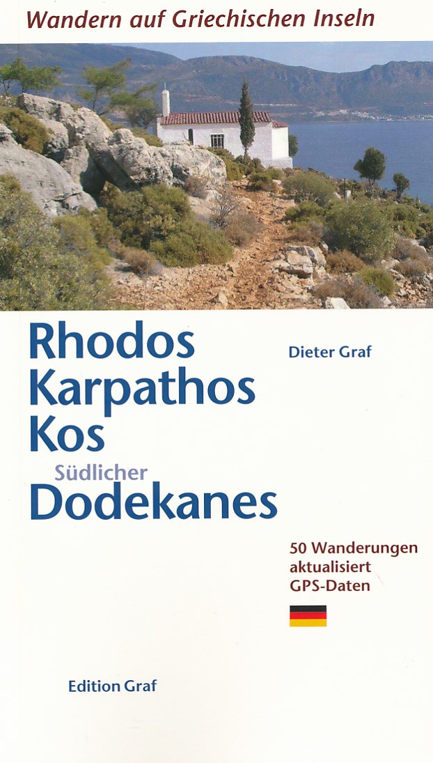 Online bestellen: Wandelgids Rhodos, Karpathos, Kos, südlicher Dodekanes | Graf editions