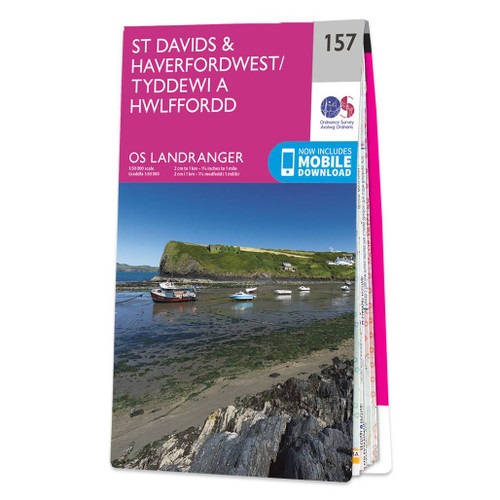 Online bestellen: Wandelkaart - Topografische kaart 157 Landranger St David's & Haverfordwest | Ordnance Survey