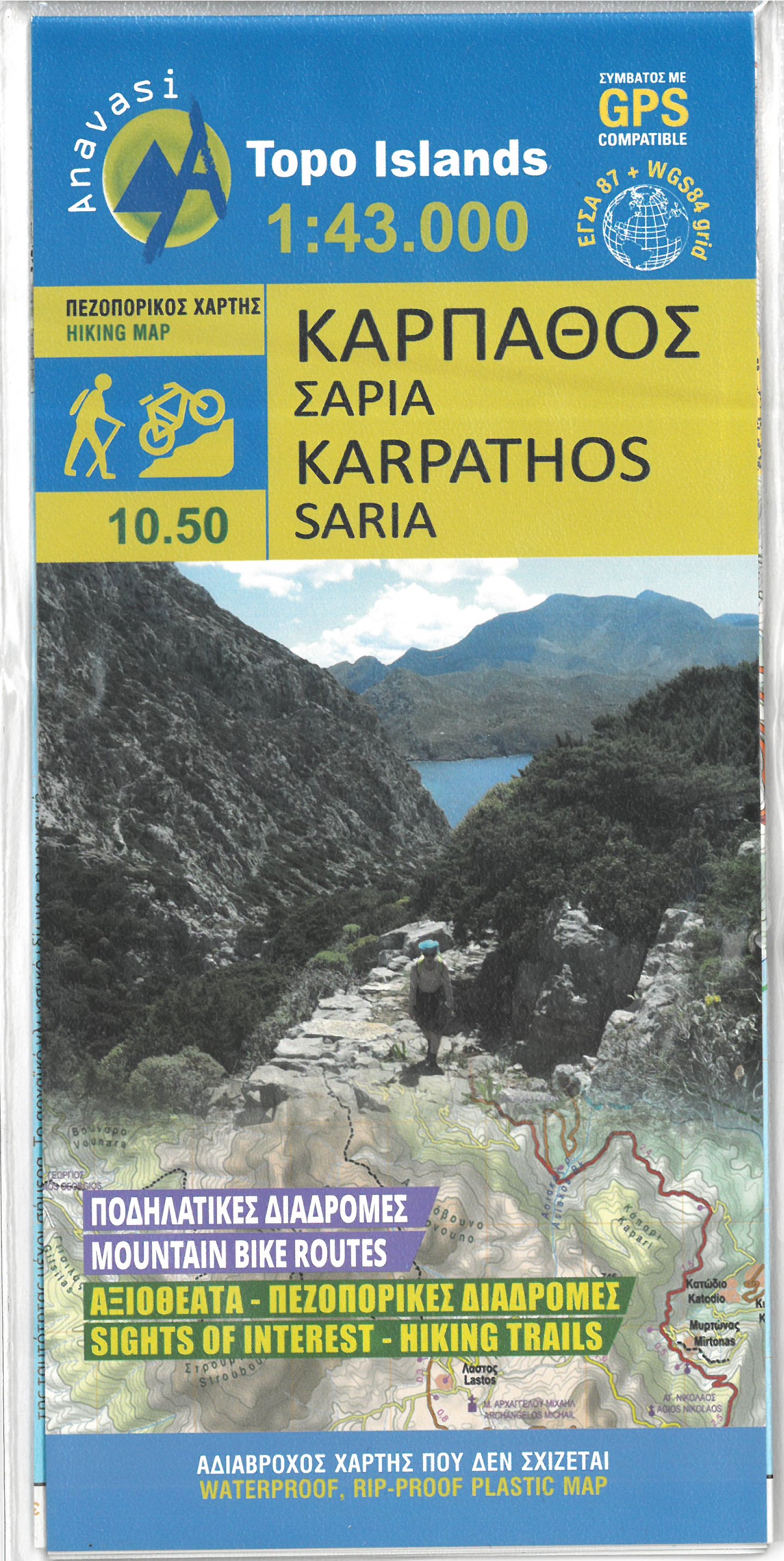 Wandelkaart 10.50 Karpathos |…