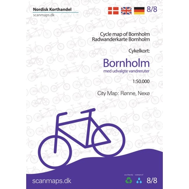 Fietskaart 8/8 Bornholm (Denem…