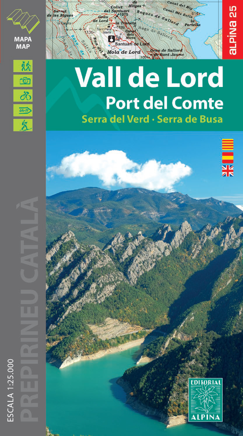 Online bestellen: Wandelkaart 35 Vall de Lord - Port del Comte | Editorial Alpina