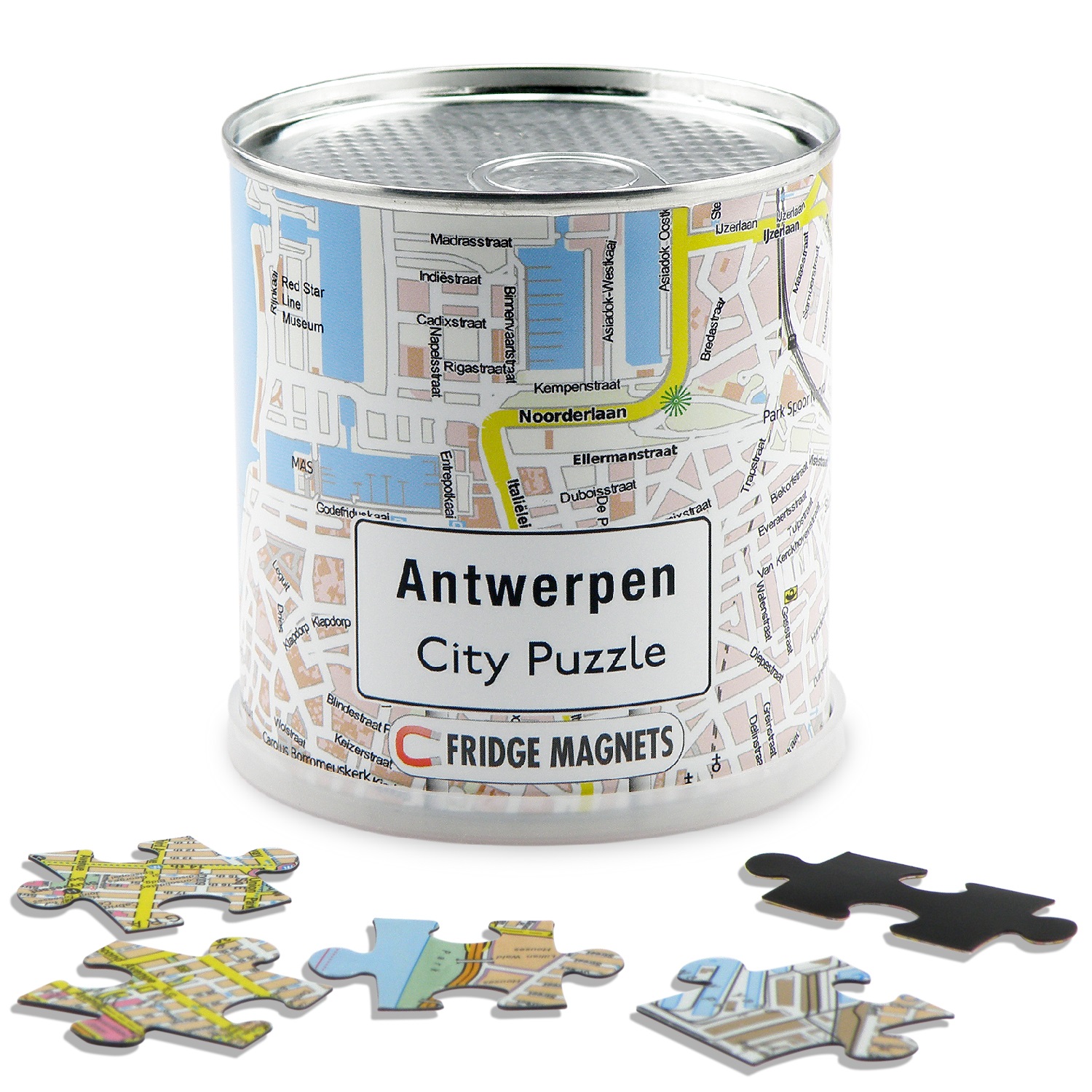 Online bestellen: Magnetische puzzel City Puzzle Magnets Antwerpen | Extragoods