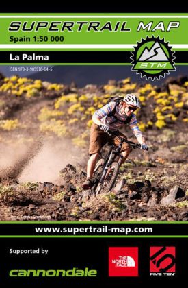 Online bestellen: Fietskaart La Palma | Supertrail Map