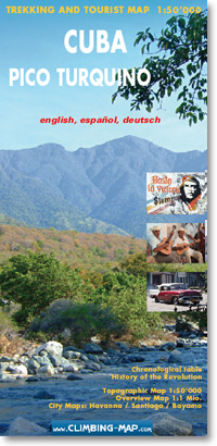 Online bestellen: Wandelkaart trekkingmap Cuba - Pico Turquino | Climbing-map