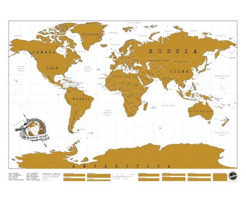 Tegenwerken Nauwgezet bovenste Scratch Map Kraskaart XL versie : je persoonlijke wereldkaart! | Luckies |  5060146592246 | Reisboekwinkel De Zwerver