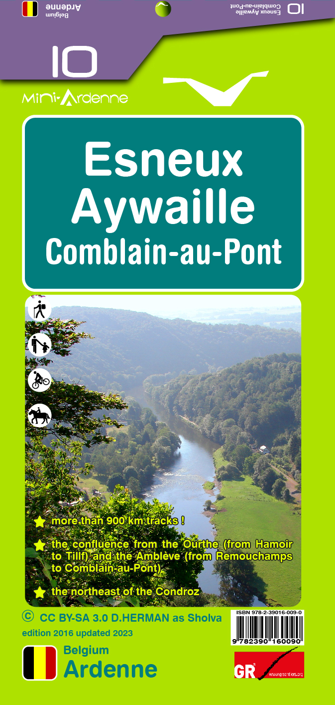 Wandelkaart 10 Esneux - Aywail…