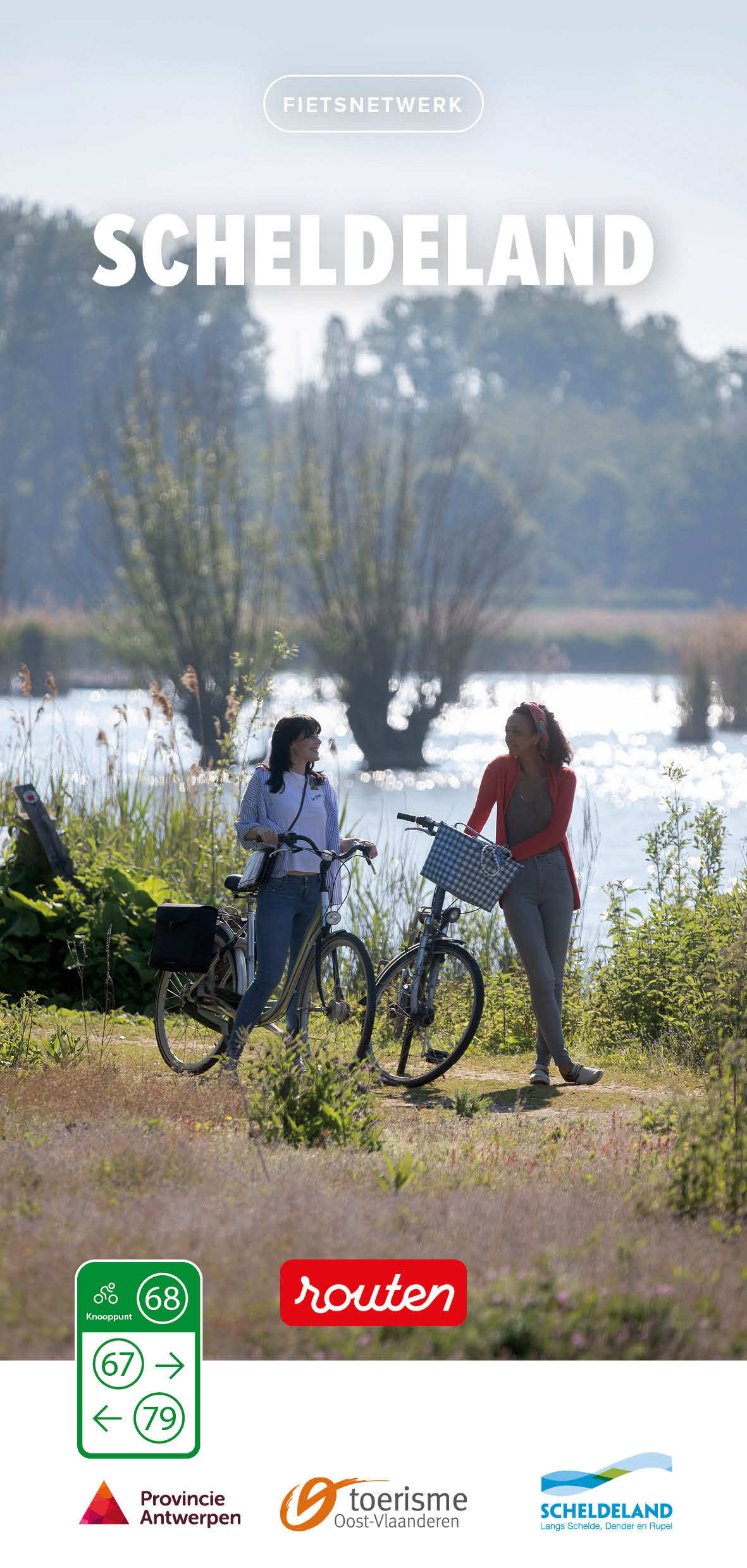 Online bestellen: Fietskaart Fietsnetwerk Scheldeland | Tourisme Vlaanderen