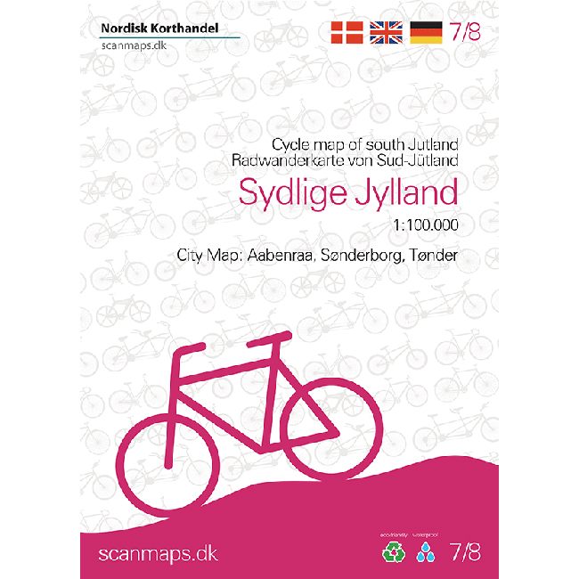 Fietskaart 7/8 Sydlige Jylland…