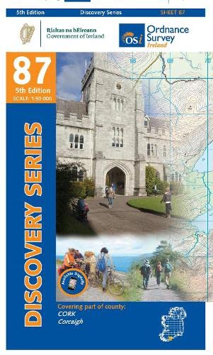 Online bestellen: Topografische kaart - Wandelkaart 87 Discovery Cork (Kinsale) | Ordnance Survey Ireland