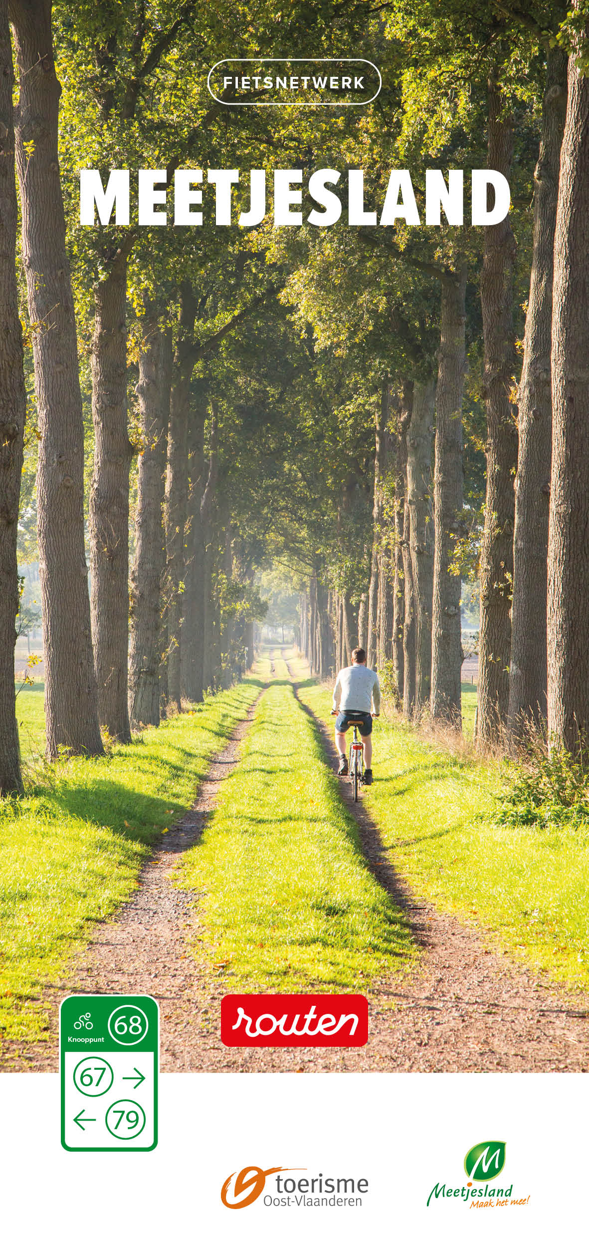 Online bestellen: Fietskaart Fietsnetwerk Meetjesland | Tourisme Vlaanderen