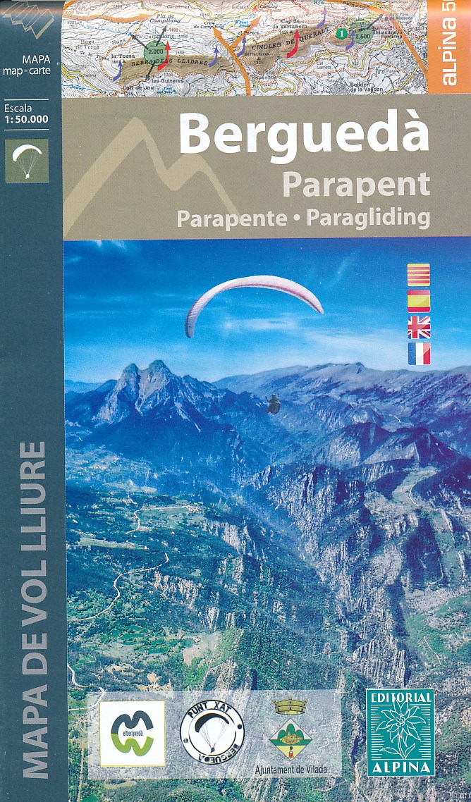 Online bestellen: Wandelkaart 36 Bergueda parapent - paraglyding | Editorial Alpina