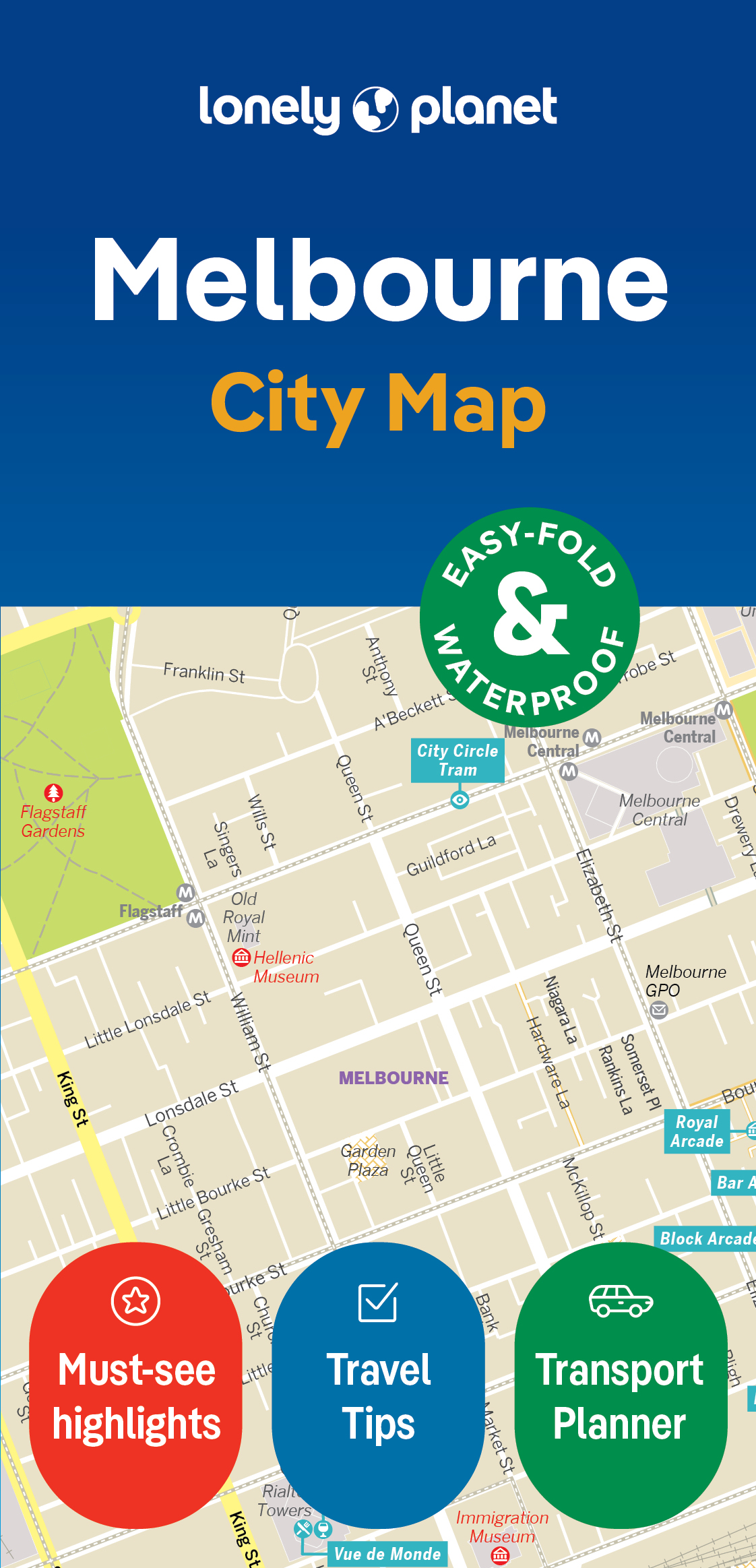 Stadsplattegrond City map Melb…