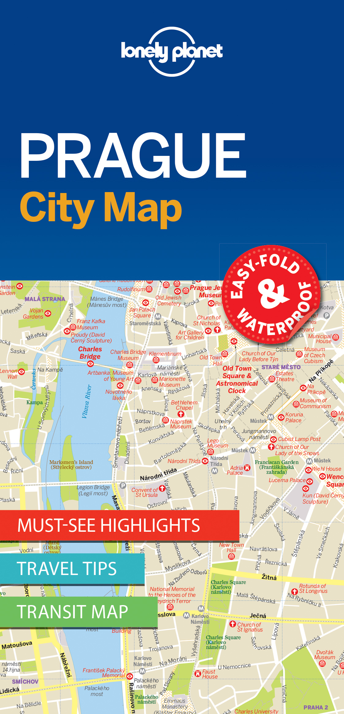 Stadsplattegrond City map Prag…