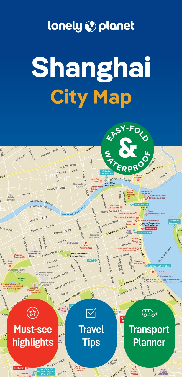 Online bestellen: Stadsplattegrond City map Shanghai | Lonely Planet