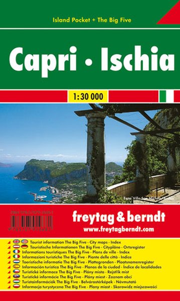 Online bestellen: Wegenkaart - landkaart Island Pocket Capri - Ischia | Freytag & Berndt