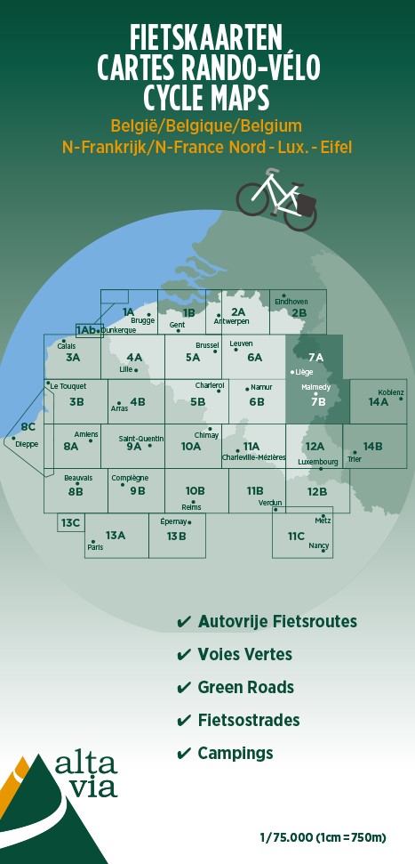 Online bestellen: Fietskaart 7 Luik & Oostkantons | Alta Via