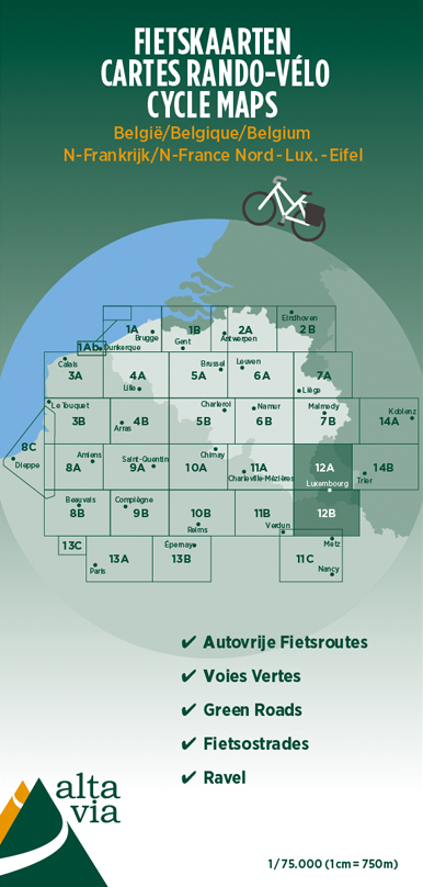 Fietskaart 12 Luxemburg &…