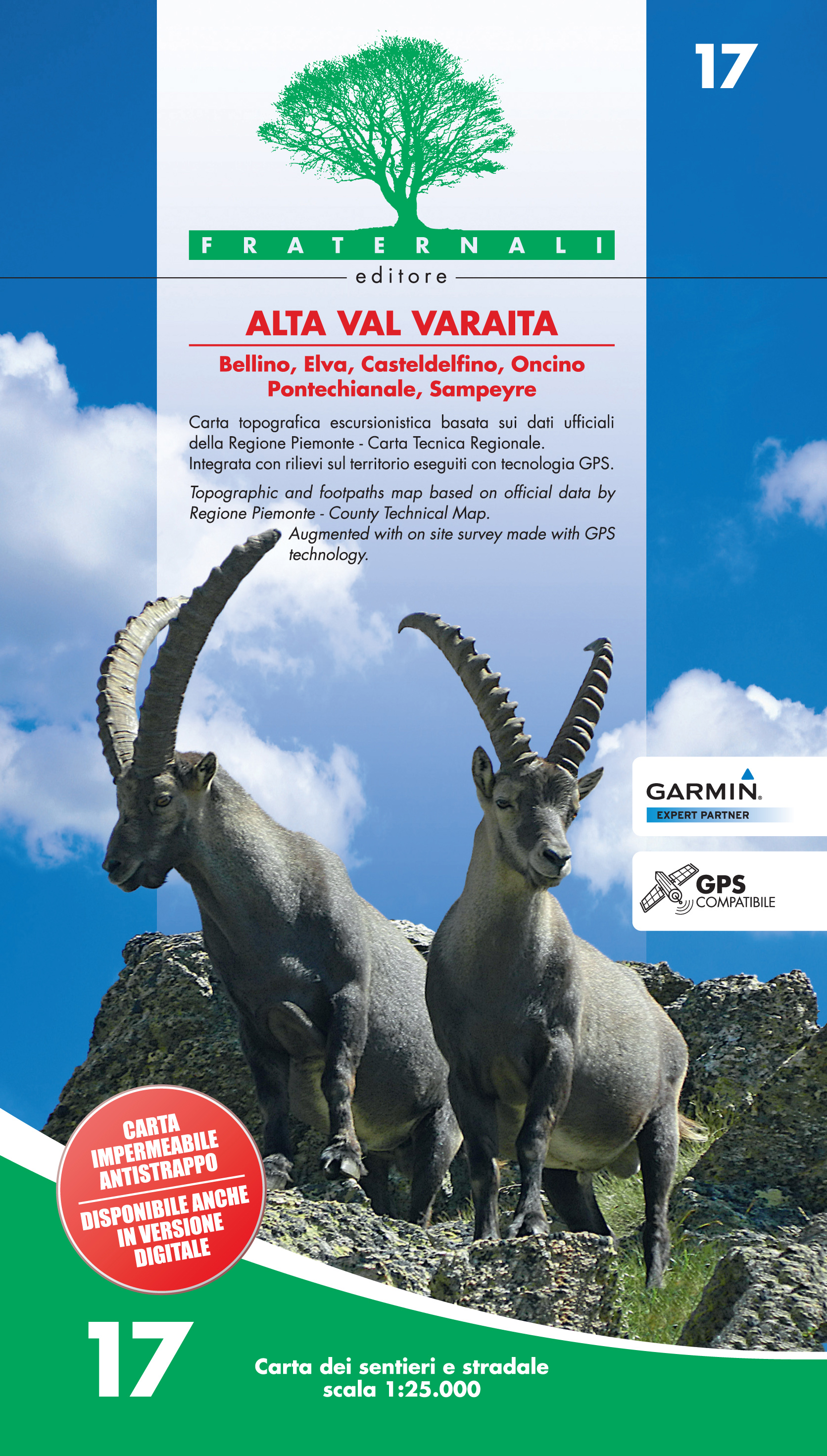 Wandelkaart 17 Alta Val Varait…