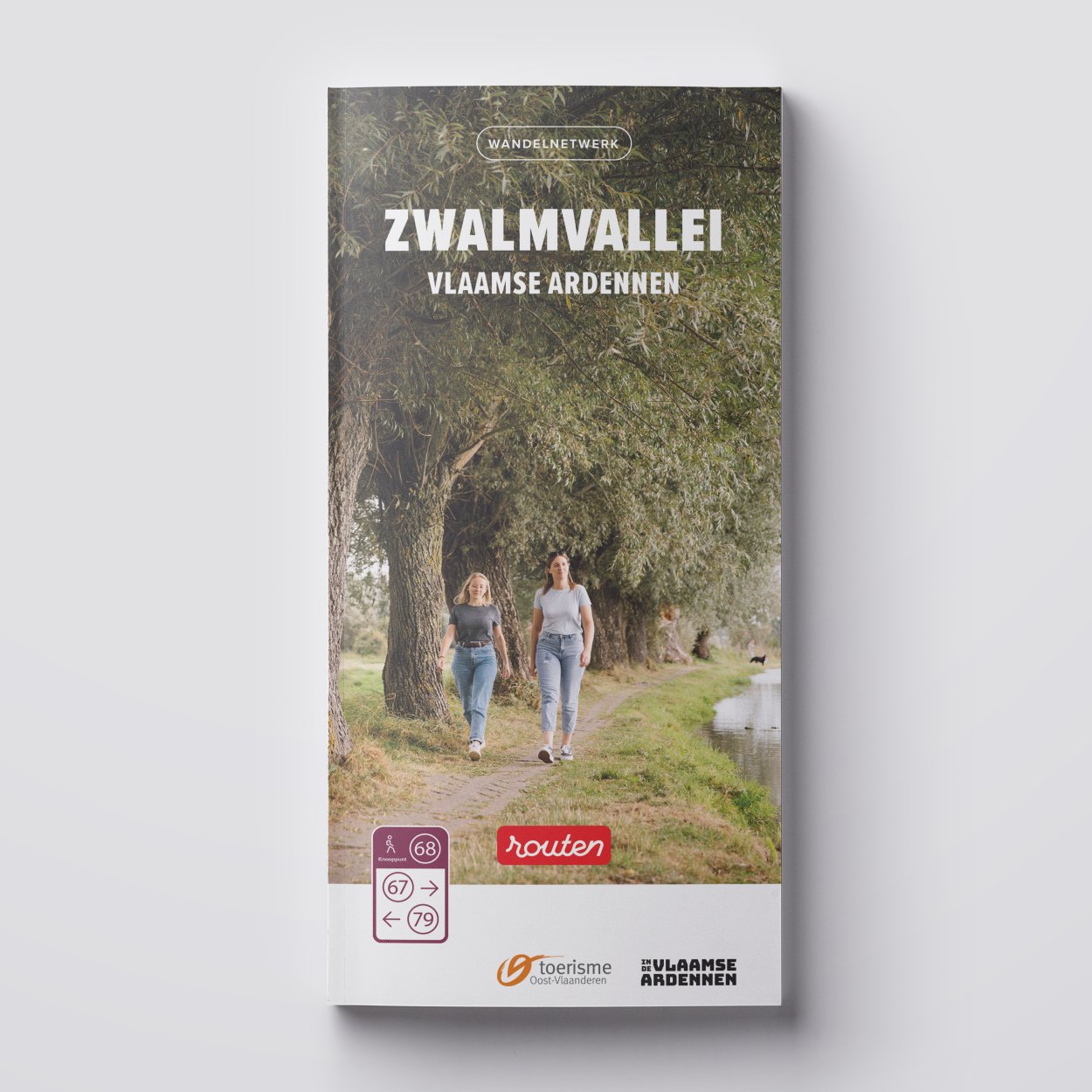 Online bestellen: Wandelknooppuntenkaart Wandelnetwerk BE Zwalmvallei Vlaamse Ardennen | Toerisme Oost Vlaanderen