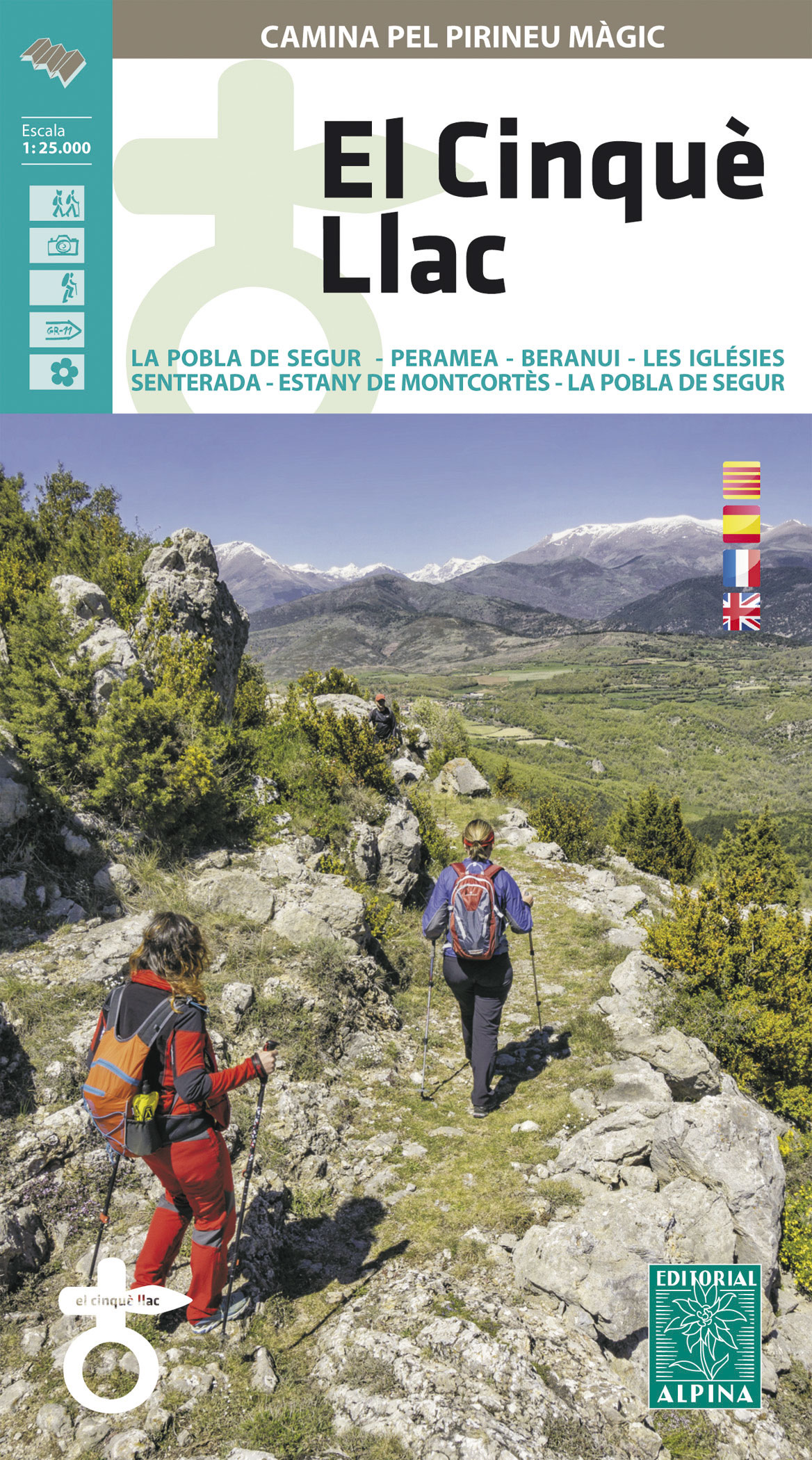 Online bestellen: Wandelkaart El Cinque Llac | Editorial Alpina