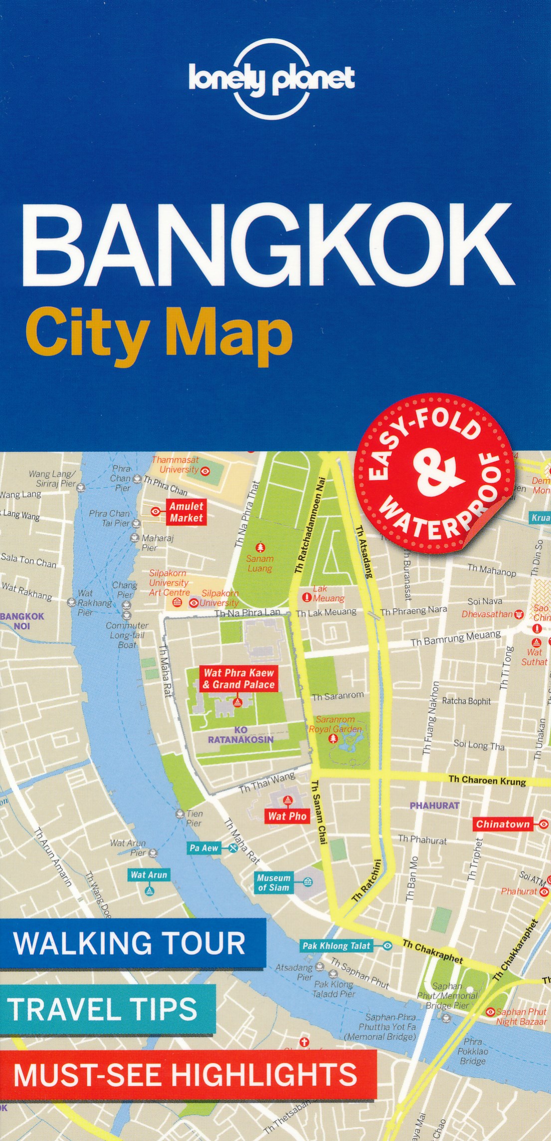 Stadsplattegrond City map Bangkok Lonely 9781786579133 kopen