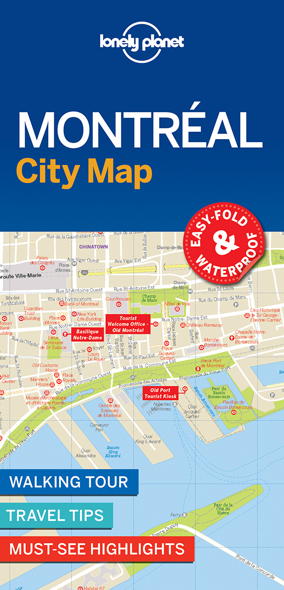 Stadsplattegrond City map Montréal | Lonely Planet