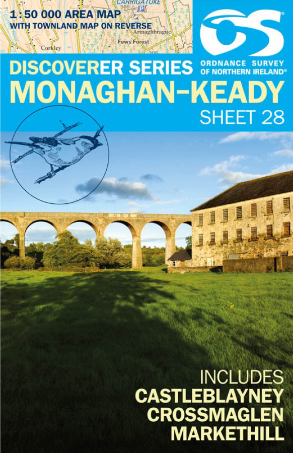 Online bestellen: Wandelkaart 28 Discoverer Monaghan - Keady | Ordnance Survey Northern Ireland