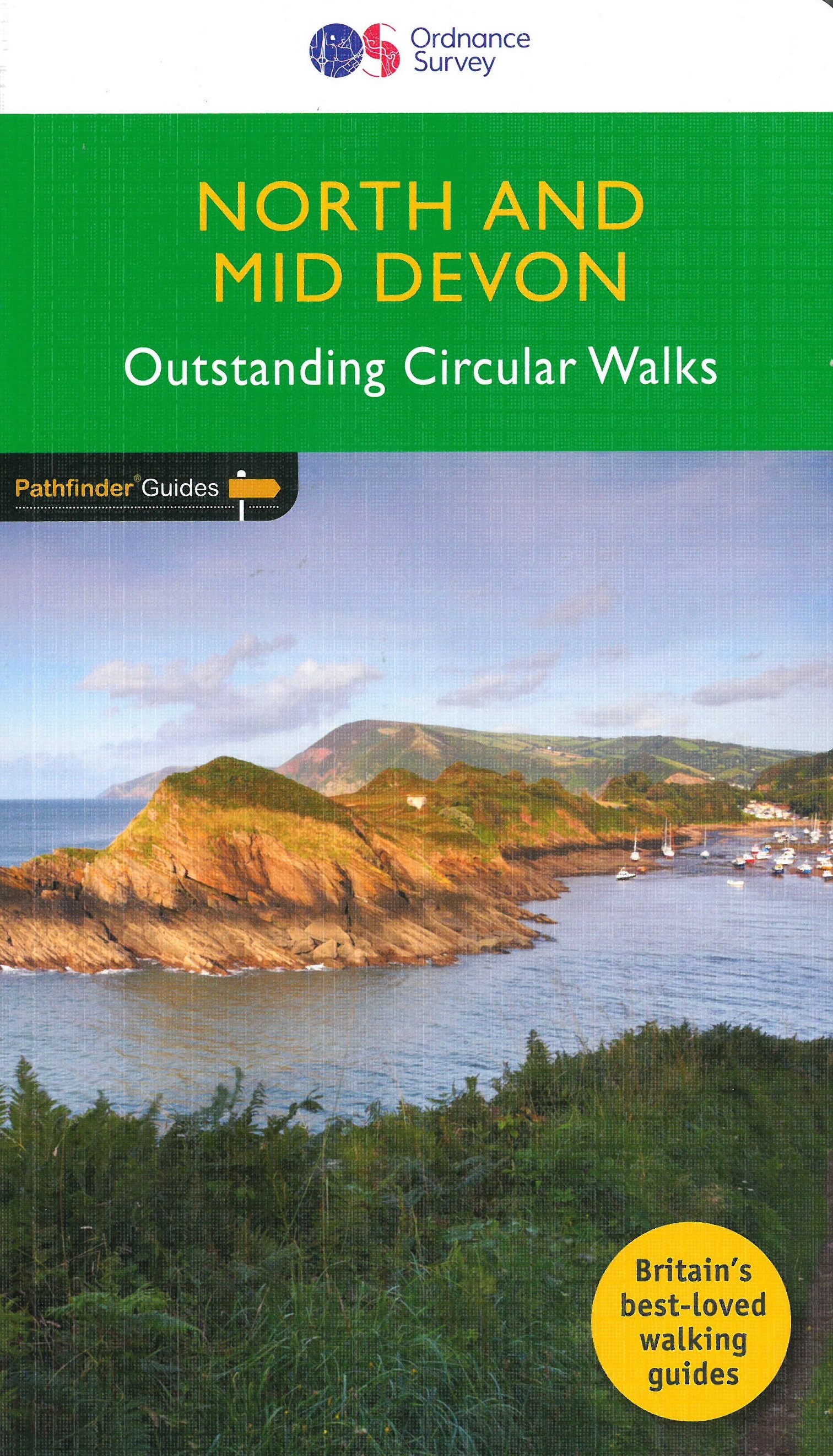 Online bestellen: Wandelgids 068 Pathfinder Guides North and Mid Devon | Ordnance Survey