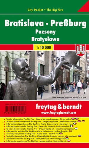 Stadsplattegrond City Pocket Bratislava | Freytag & Berndt