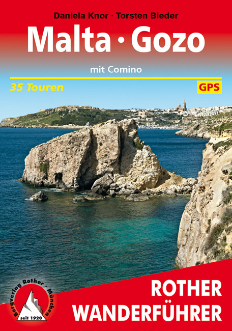 Online bestellen: Wandelgids Malta - Gozo met Comino | Rother Bergverlag