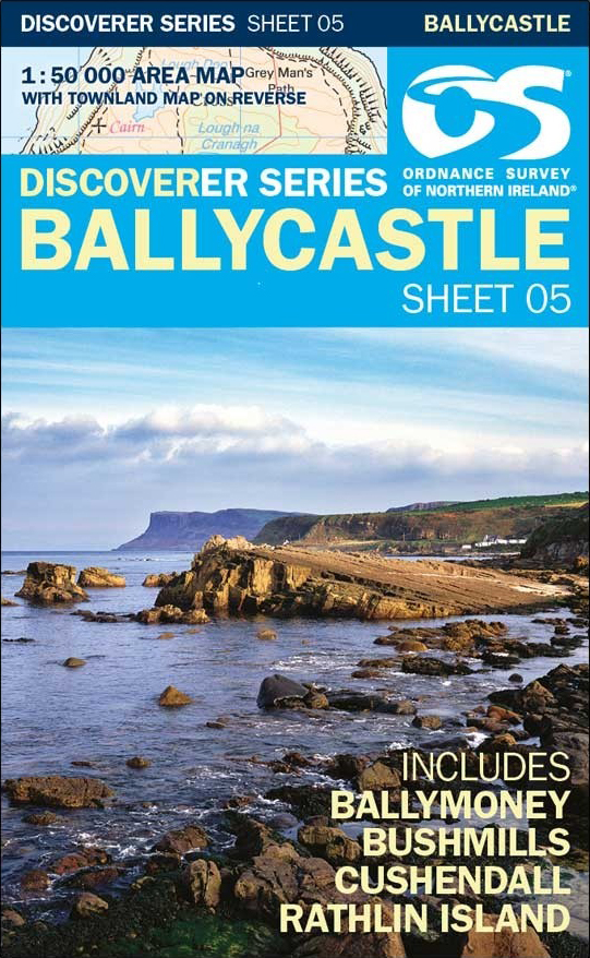 Online bestellen: Wandelkaart 05 Discoverer Ballycastle | Ordnance Survey Northern Ireland