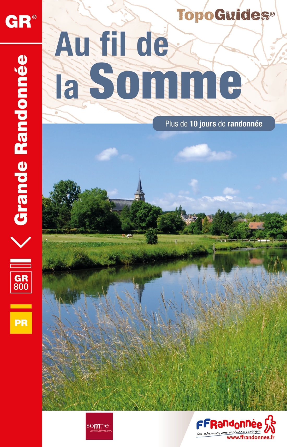 Wandelgids 8000 Au fil de la Somme GR800 | FFRP