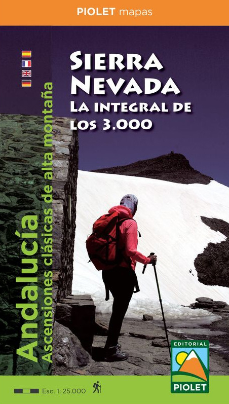 Online bestellen: Wandelkaart Sierra Nevada - la integral de los 3000 | Editorial Piolet