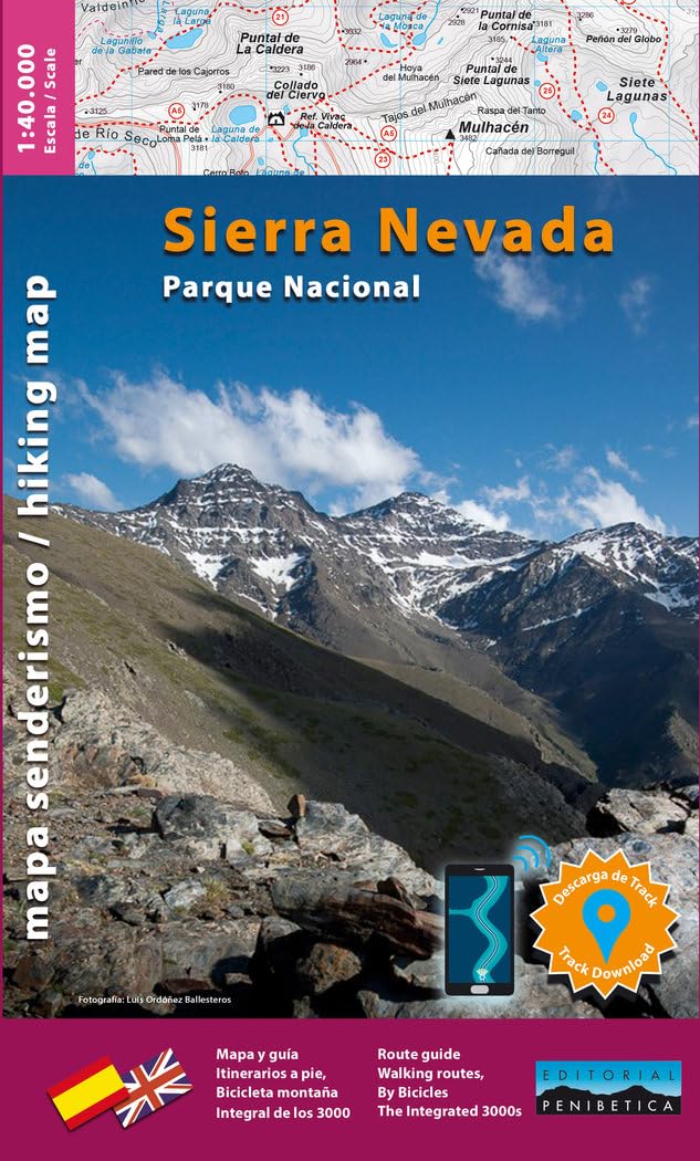 Online bestellen: Wandelkaart NP Sierra Nevada | Editorial Penibetica