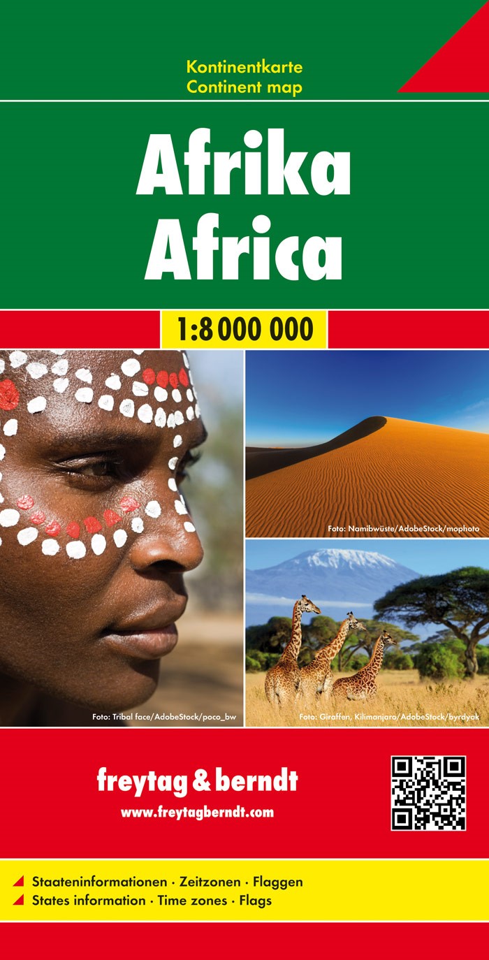 Wegenkaart - landkaart Continentkaart Afrika - Africa | Freytag & Berndt