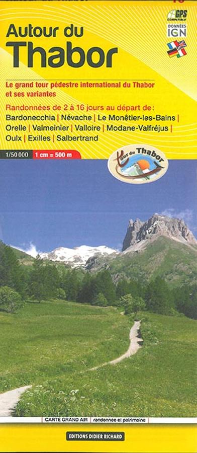 Online bestellen: Wandelkaart 16 Autour du Thabor | Didier Richard