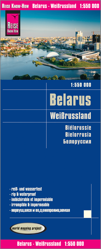 Wegenkaart - landkaart Belarus - Wit-Rusland | Reise Know-How Verlag