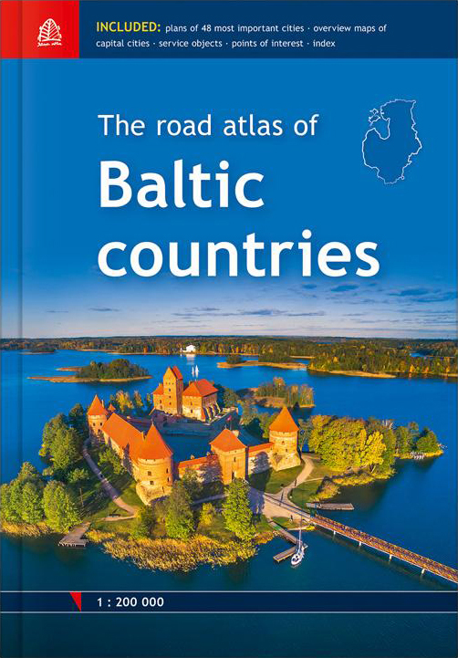 Wegenatlas The Road atlas of Baltic countries - Baltische Staten | Jana Seta