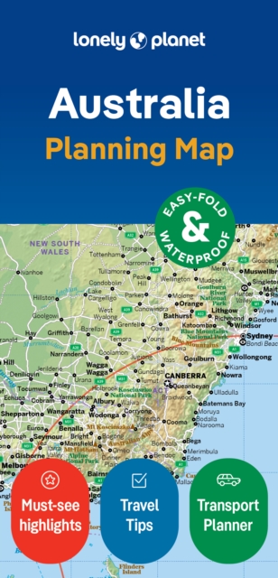 Online bestellen: Wegenkaart - landkaart Planning Map Australia - Australië | Lonely Planet