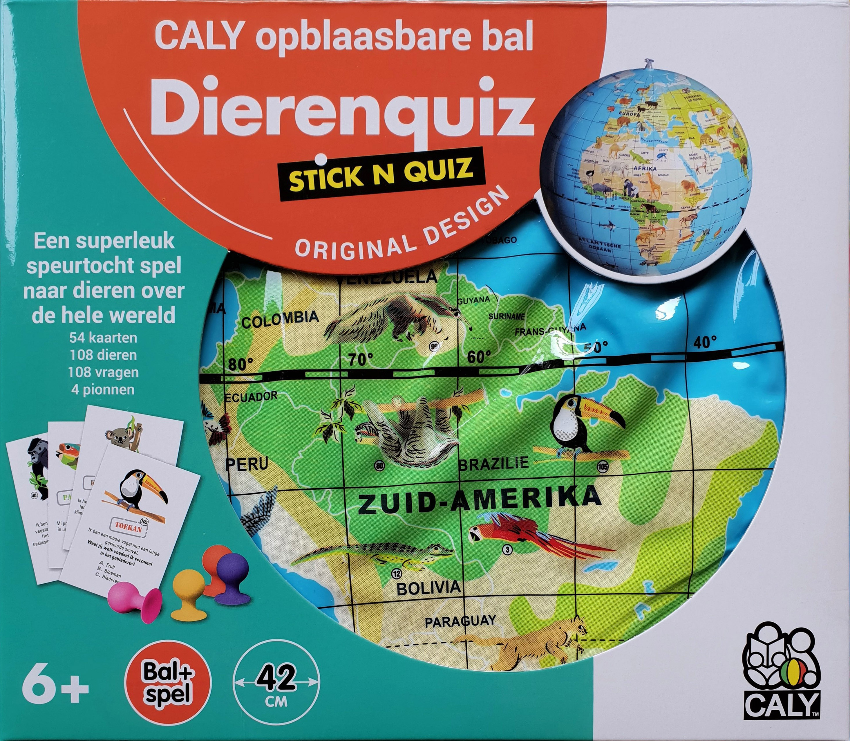 Opblaasbare wereldbol - globe…