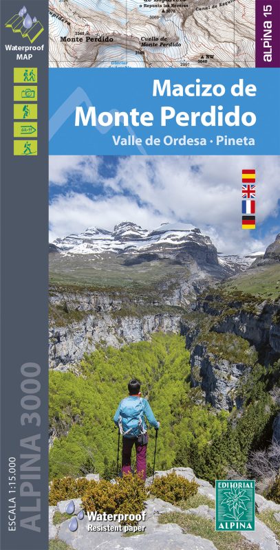 Online bestellen: Wandelkaart 08 Macizo de Monte Perdido - Valle de Ordesa - Pineta | Editorial Alpina
