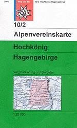 Online bestellen: Wandelkaart 10/2 Alpenvereinskarte Hochkönig - Hagengebirge | Alpenverein