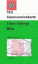 Online bestellen: Wandelkaart 15/2 Alpenvereinskarte Totes Gebirge - Mitte | Alpenverein