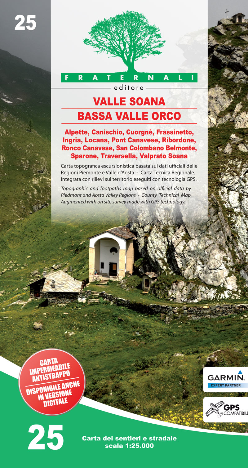 Online bestellen: Wandelkaart 25 Valle Soana, Bassa Valle Orco | Fraternali Editore