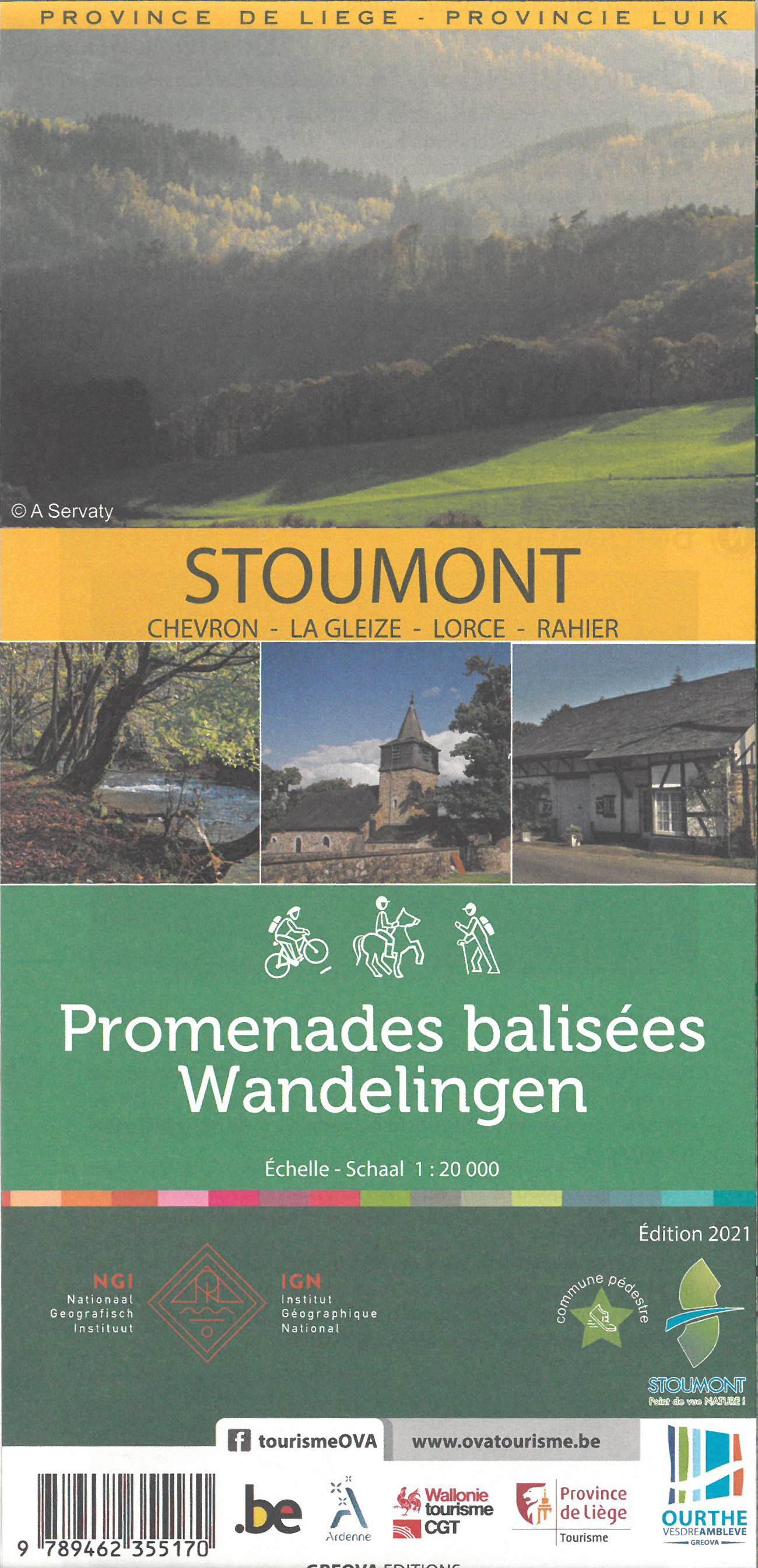 Wandelkaart 018 Stoumont | NGI…