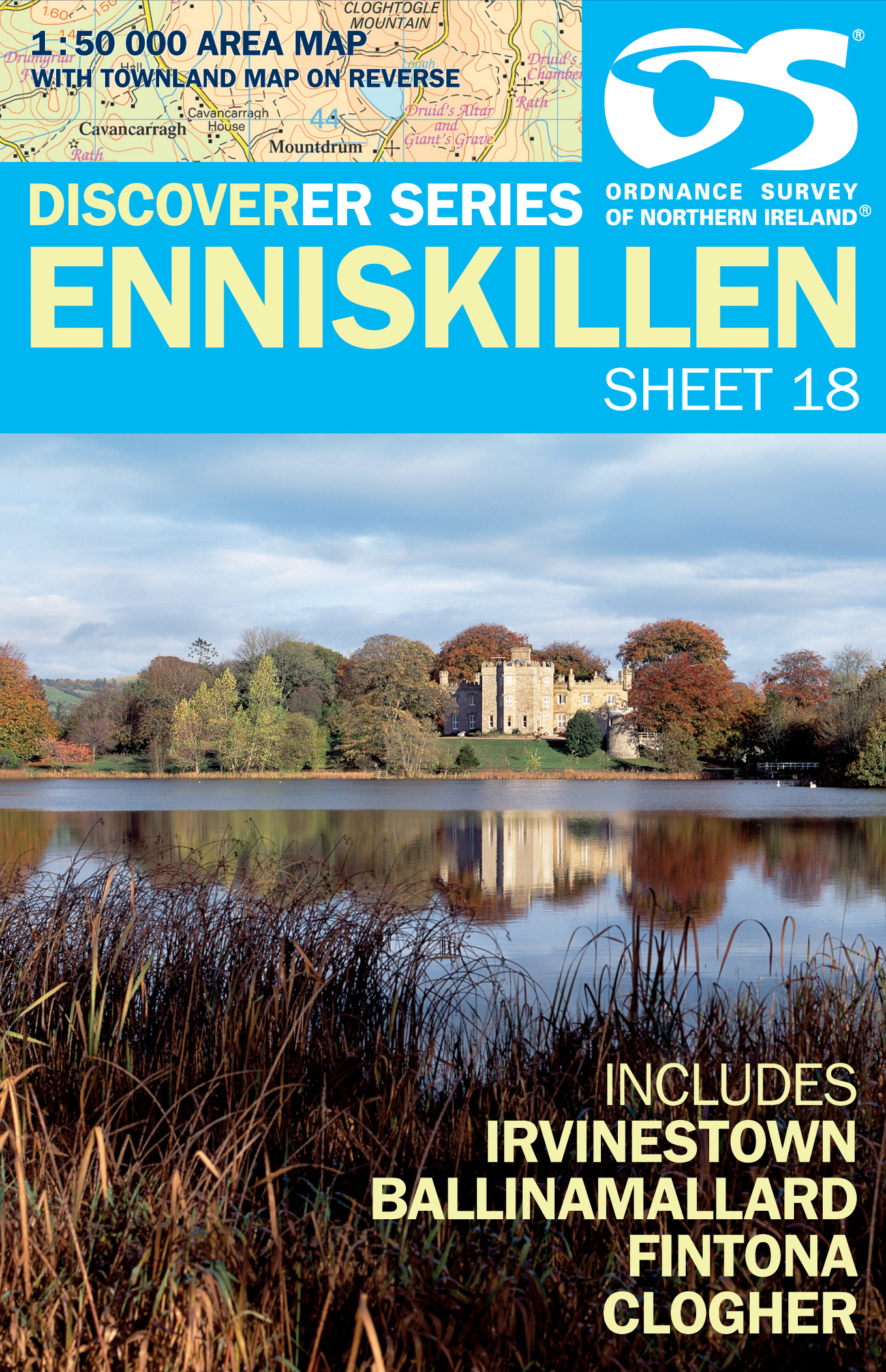 Wandelkaart 18 Discoverer Enniskillen | Ordnance Survey Northern Ireland