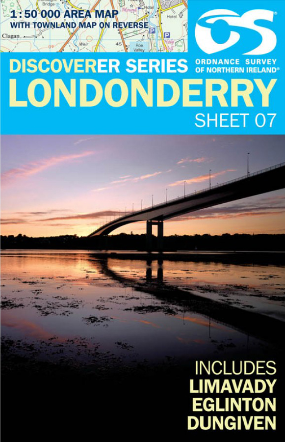 Online bestellen: Wandelkaart 07 Discoverer Londonderry | Ordnance Survey Northern Ireland