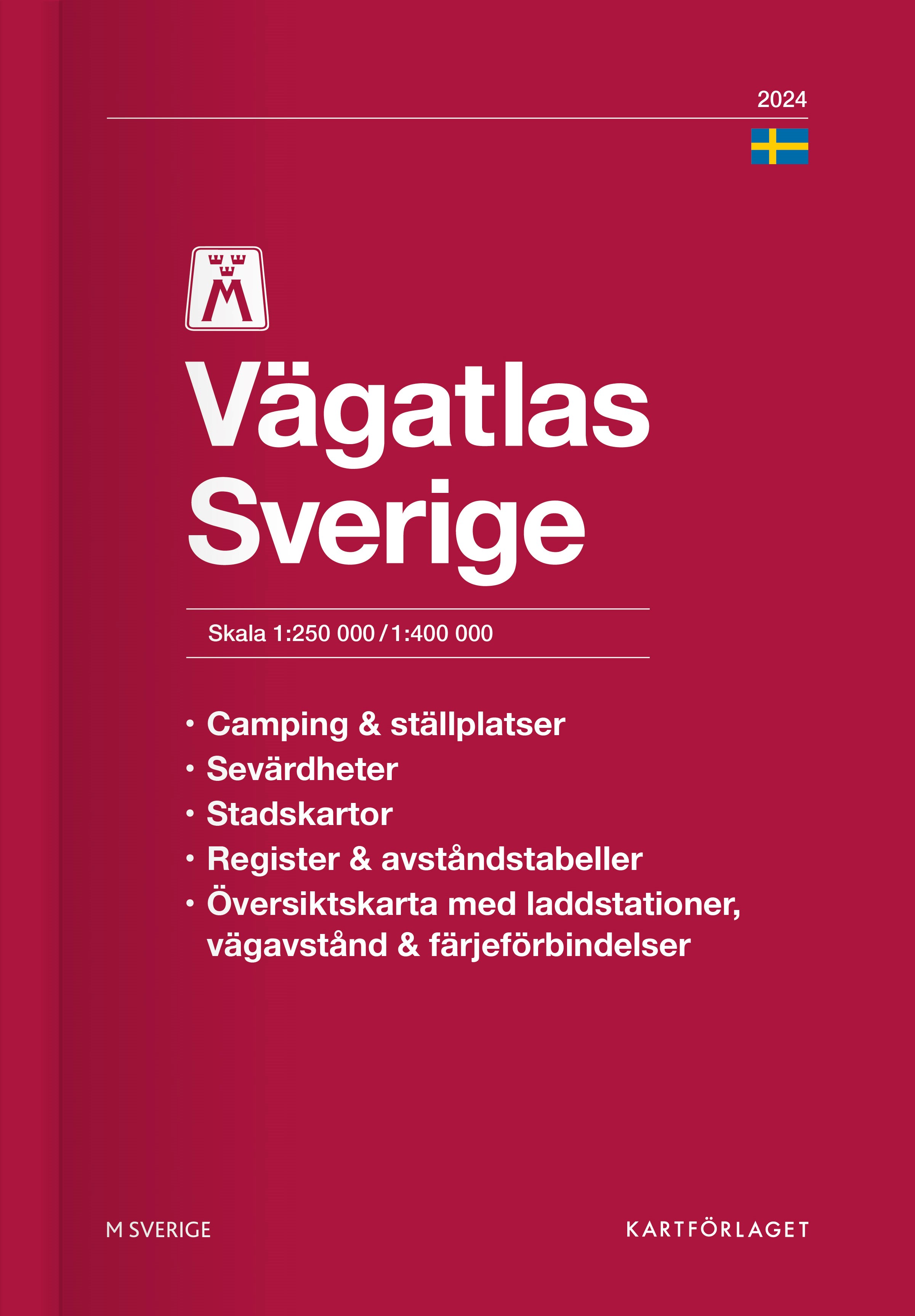 Wegenatlas Sverige Vägatlas 20…