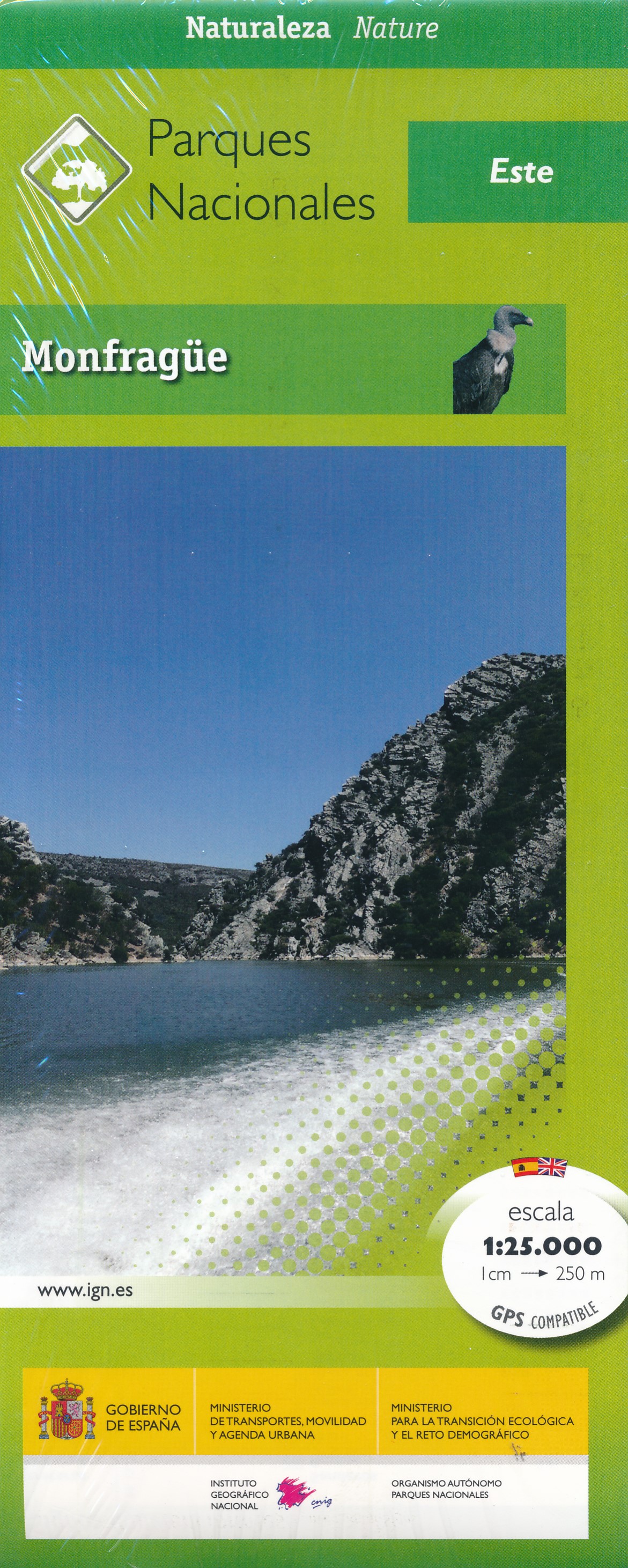 Online bestellen: Wandelkaart 8 Parques Nacionales Montfrague, Extremadura | CNIG - Instituto Geográfico Nacional