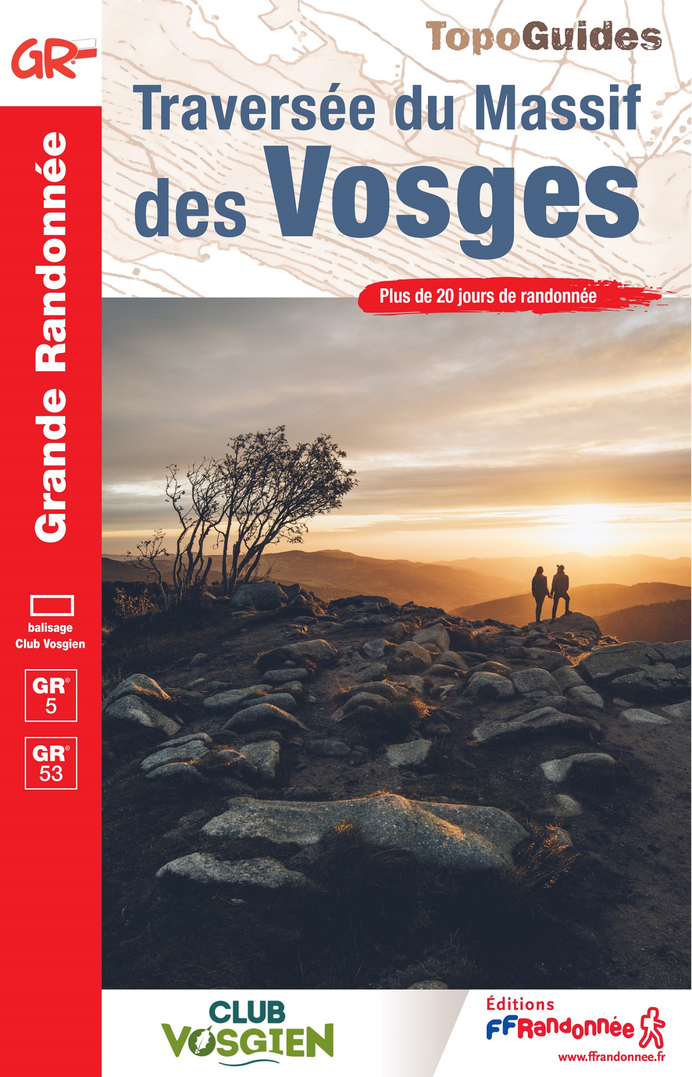 Online bestellen: Wandelgids 0502 Traversée du Massif des Vosges - Vogezen GR5 - GR53 | FFRP